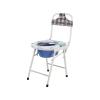 ZGYOZMNG Folding Lightweight Commode Portable Camping Toilet Chair Bedside Commode Elderly Disabled Folding Non Slip Shower Chair with Backrest for Trips Hiking Commode Toilet Chair Seat view 1