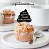 18pcs Black Glitter Dessert Cupcake Pick for Oh Crap Im 75 Old as Dirt 1950 Theme Decor Supplies Men Women Happy 75th Birthday Party Decoration view 2