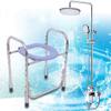 ZGYOZMNG Commode Chair Commode Chair, Bath Chair Stainless Steel Medical 3 in 1 Toilet Surround Frame Disabled Walker Raised Toilet Seats Shower Chair view 3