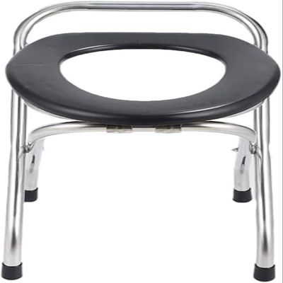 ZGYOZMNG Folding Lightweight Commode Camping Folding Commode Portable Toilet Bedside Commode Toilet Chair Shower Stool Bath Chair for Pregnant Women and Disabled Commode Toilet Chair Seat