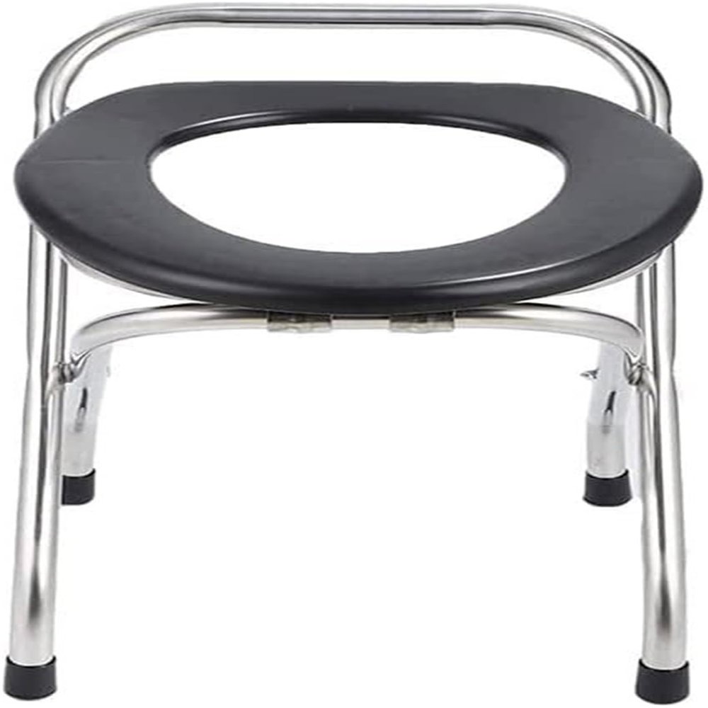 ZGYOZMNG Folding Lightweight Commode Camping Folding Commode Portable Toilet Bedside Commode Toilet Chair Shower Stool Bath Chair for Pregnant Women and Disabled Commode Toilet Chair Seat