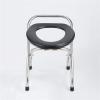 ZGYOZMNG Folding Lightweight Commode Camping Folding Commode Portable Toilet Bedside Commode Toilet Chair Shower Stool Bath Chair for Pregnant Women and Disabled Commode Toilet Chair Seat view 2