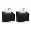 Fcuajdkq Tissue Box Cover Holder Compatible with Paper Hand Towels,Leather Paper Towel Dispenser for Tabletop,Bathroom,Car,Office view 1