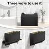 Fcuajdkq Tissue Box Cover Holder Compatible with Paper Hand Towels,Leather Paper Towel Dispenser for Tabletop,Bathroom,Car,Office view 4