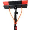 12FT Water Fed Pole Kit with Telescopic Extension Pole for Window Cleaning Outdoor Glass Solar Panel Spray Washer Equipment with Brush view 1