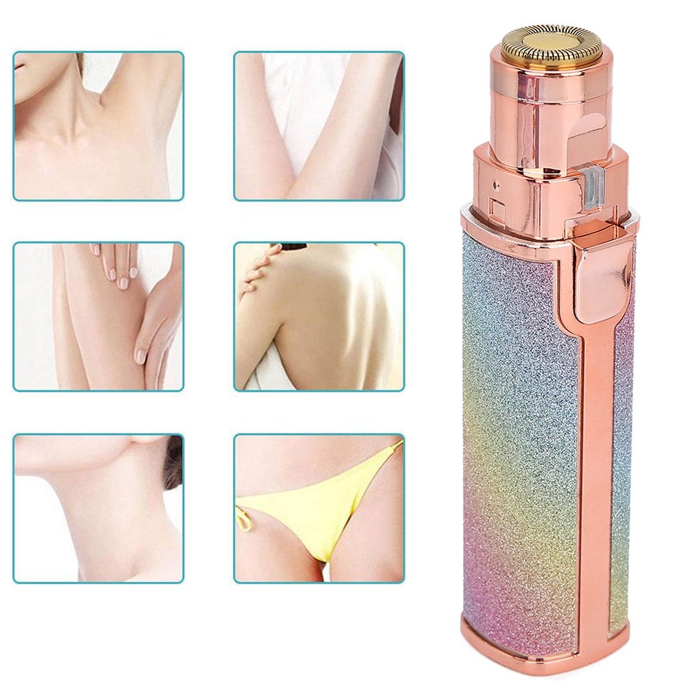 Facial Hair Removal Epilators for Women, Face Razors for Women with Water-Safe Removable Heads Multipurpose Electric for Women