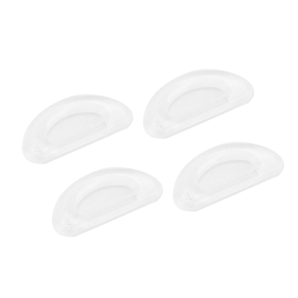 20 Pairs Mini Silicone Nose Pads, Ergonomic Design and Comfortable Fit, Anti Slip for Eyeglasses and Sunglasses, Transparent White, Glasses Accessories for Optimal Wearing