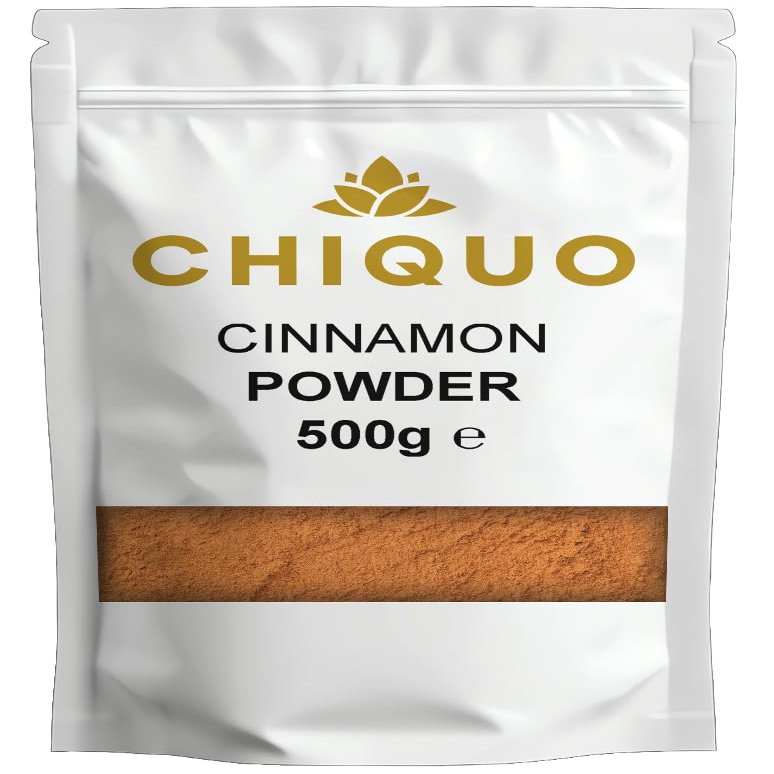 Chiquo Cinnamon Powder 500g  Premium & Aromatic Ground Cinnamon | Resealable Pack
