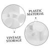 minkissy 4pcs Wall Hooks and Brush Holder Shaving Stand Hanging Storage Clips Display Hooks for Home view 3