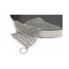 Quick Parts Delivery 304 Stainless Steel Cast Iron Scrubber - 8 x 8 Inches Cleaner Chainmail Dish Scouring Pad for Dishwasher Cleaning - Chainmail Scrubber for cast Iron Pans - Dutch Ovens Grills view 3