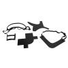 Beard Straightener For Men, Beard Shaper Beard Lineup Tool 5 Piece with Multifunctional For Hairline Neckline (Black) view 3