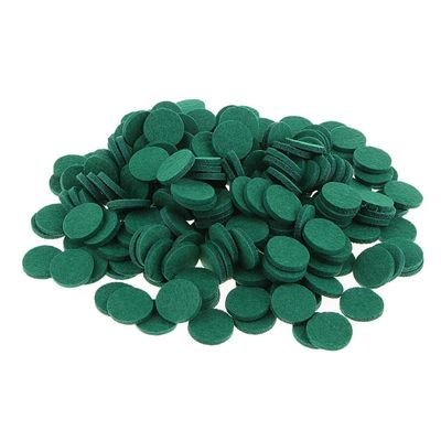 FewNvWa 200 Count 21mm Pads for Essential Oil Diffuser Locket Jewelry, Green