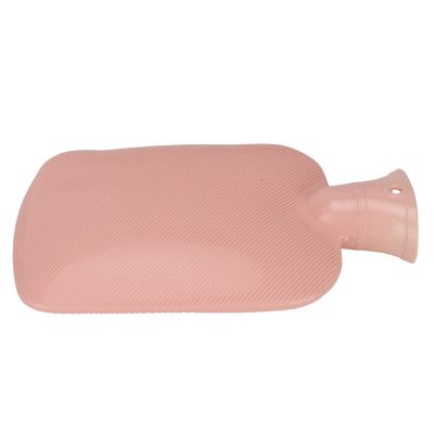 Hot Water Bag, Heating Bag PVC Hot Water Bottle Winter Soft Home Portable Soreness Relief Hand Feet Hot Water Bag for Menstrual Cramps (Pink)