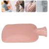 Hot Water Bag, Heating Bag PVC Hot Water Bottle Winter Soft Home Portable Soreness Relief Hand Feet Hot Water Bag for Menstrual Cramps (Pink) view 3