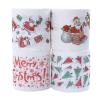 4 Roll Christmas Theme Home Toilet Paper Set,Xmas Novelty Toilet Tissue Bathroom,Xmas Tree Santa Color Toilet Paper