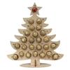 GOSER Wooden Christmas Countdown Calendar Christmas Tree Countdown Calendar Chocolate Stand B view 2