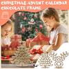 GOSER Wooden Christmas Countdown Calendar Christmas Tree Countdown Calendar Chocolate Stand B view 3