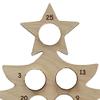 GOSER Wooden Christmas Countdown Calendar Christmas Tree Countdown Calendar Chocolate Stand B view 4