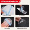 100 Pack Freestyle Libre Sensor Covers, Waterproof Libre Adhesive Patches Transparent CGM Patches Without Glue, for Showering, Swimming,Running,Cycling(Pink) view 3