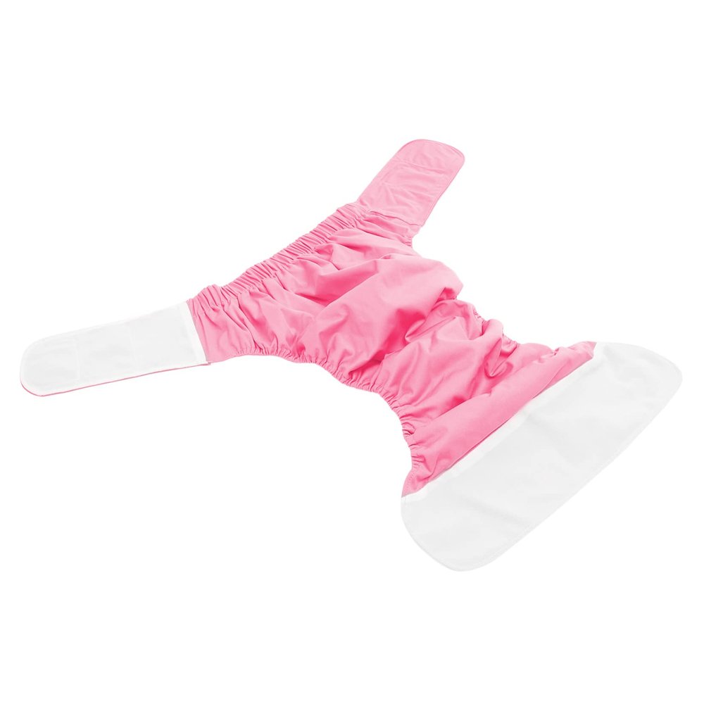 FRCOLOR Washable Adult Incontinence Diaper for Women with Pul Waterproof Cloth and Breathable Loop Fabric, Adjustable Leakproof Design Suitable for Wheelchairs and Chairs