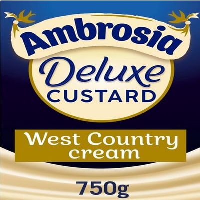 Deluxe West Country Cream Custard, 750gLuxurious Custard is our creamiest and most indulgent recipe, blended with fresh cream and vanilla extract.