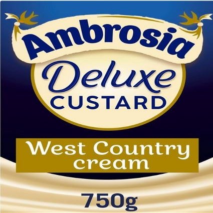 Deluxe West Country Cream Custard, 750gLuxurious Custard is our creamiest and most indulgent recipe, blended with fresh cream and vanilla extract.