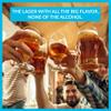 Menabrea Alcohol-Free Beer by Wise Bartender  Premium Alcohol-Free Lager with a Smooth, Full-Flavored Taste, Vegan & Low Sugar, No Alcohol Beer Perfect for Any Occasion (Pack of 12) view 4