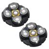 2 pcs Shaver Replacement Blades Compatible with MicroTouch Titanium Head view 1