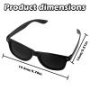 Duronge Set of 4 Pinhole Glasses, Eye Trainer, Black Vision Correction Glasses, Anti Fatigue, for Fatigue Relief, Relaxation and Eye Training view 2