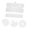 minkissy Travel Toothbrush Case 2pcs Rectangular Plastic Storage Box Double Card Slots Flip-top Leak-Proof Cover for Brushes and Toothpaste view 2