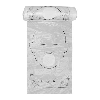 1 Roll First Responder CPR Barrier Cardiopulmonary Resuscitation Barrier Disposable Face Shield for Emergency Use,CPR Trainer