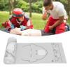 1 Roll First Responder CPR Barrier Cardiopulmonary Resuscitation Barrier Disposable Face Shield for Emergency Use,CPR Trainer view 3