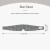 Silver Sequin Sparkle Pattern Print Men and Women Breathable and Adjustable Sleep Eye and Ear Muffs Mask Yoga Travel view 3