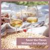 Wise Bartender Alcohol-Free 3 White Wine & Nuts Gift Pack  A Premium Non-Alcoholic Wine Gift Set with Gluten-Free Wine & Gourmet Malabar Nuts, Ideal White Wine Box for Gifting & Celebrations view 4