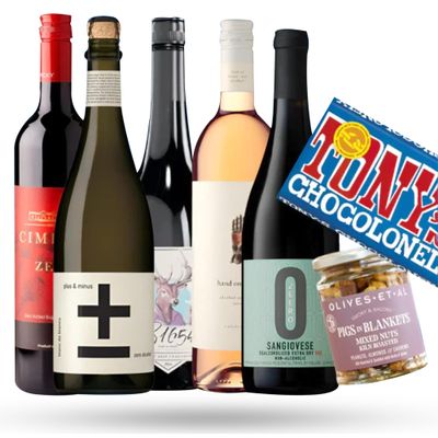 Ultimate Alcohol Free Wine & Snacks Gift Box