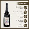 Ultimate Alcohol Free Wine & Snacks Gift Box view 2