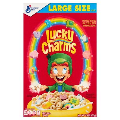 Lucky Charms Gluten Free Kids Breakfast Cereal I Large Size 14.9oz (422g) I Pack of 1 I US Import by The American Store