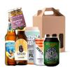 A perfect round' 5 Alcohol Free Lagers & Nuts in a Gift Box view 1