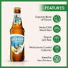 A perfect round' 5 Alcohol Free Lagers & Nuts in a Gift Box view 3