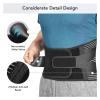 CWLPSL Adjustable Back Lumbar Support Belt Pull Waist Orthopedic Brace Spine Relaxed Decompression Anti-Skid Breathable(Large) view 3