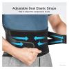 CWLPSL Adjustable Back Lumbar Support Belt Pull Waist Orthopedic Brace Spine Relaxed Decompression Anti-Skid Breathable(Large) view 4