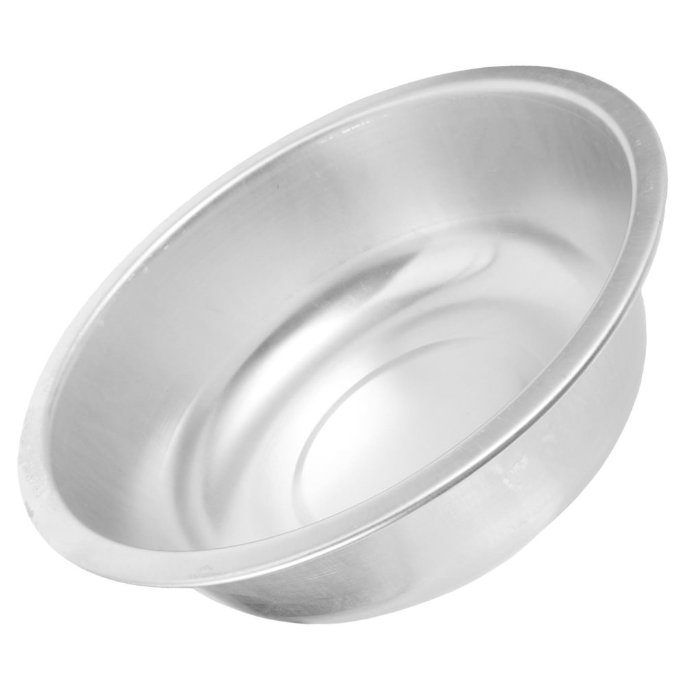 AUTSUPPL Aluminum Kitchen Wash Basin, Round Fruit Salad Washing Bowl, Smooth Surface Baking Mixing Bowl for Home Kitchen Prep