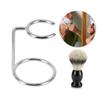 AUTSUPPL Brush Holder Stand Traditional Shave Brush Organizer Stainless Steel for Barber Home view 2