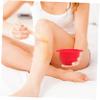 Beaupretty Silicone Mask Bowl Foldable Wax Warmer Pot for Hair Removal Waxing Supplies Red Kitchen Accessories view 4