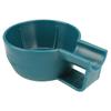 minkissy Shaving Soap Bowl Blue Thickened Plastic Large-Mouth Deep Small Barber Shave Bowl Anti-Drop for Wet Shaving Grooming Use view 1
