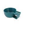 minkissy Shaving Soap Bowl Blue Thickened Plastic Large-Mouth Deep Small Barber Shave Bowl Anti-Drop for Wet Shaving Grooming Use view 3