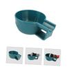 minkissy Shaving Soap Bowl Blue Thickened Plastic Large-Mouth Deep Small Barber Shave Bowl Anti-Drop for Wet Shaving Grooming Use view 4