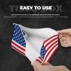 America Flags3 Tissue Box Cover, Modern Long Tissue Box Holder, Foldable Leather Tissue Box Accessories for Bathroom, Office Desk, Car, Tabletop, Home Decor view 4