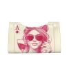 Ace of Diamonds Lady Tissue Box Cover, Modern Long Tissue Box Holder, Foldable Leather Tissue Box Accessories for Bathroom, Office Desk, Car, Tabletop, Home Decor view 2