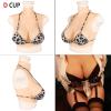 Fake breasts, Breast Breastplate Prosthesis High Collar Fake Breasts for Crossdressers Cosplay Mastectomy view 3